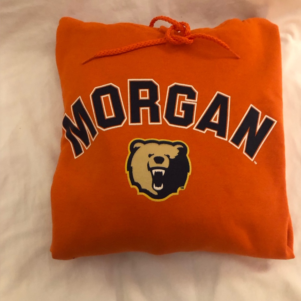 Morgan State University Hoodie Orange Bears Men’s Medium